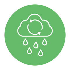 Rainwater Harvesting Icon
