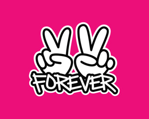 Obraz premium 2d vector illustration card happy celebration day best friend forever design printable with lettering and design element 