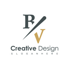 initial monogram logo with creative design.