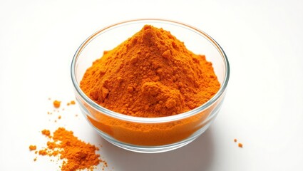 turmeric in a glass bow