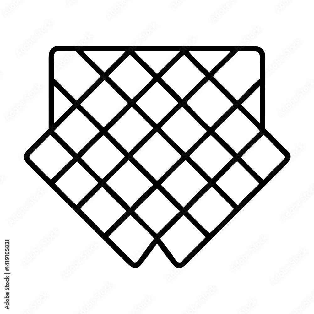 Poster downloadable net pattern vector design, simple diamond mesh graphic, fishing net illustration, grid 