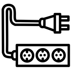 black and white stopcontact