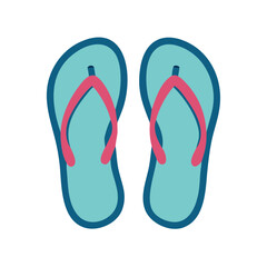  Modern Flip Flops Icon Design