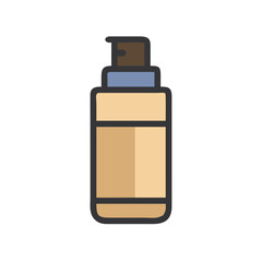  Elegant Foundation Bottle Icon Design