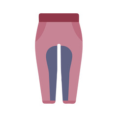 Rose yoga pants with a built-in wedgie