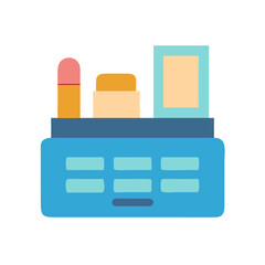  Modern Makeup Organizer Icon Design