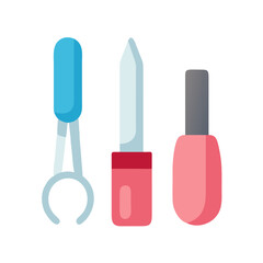  Modern Manicure Set Icon Design