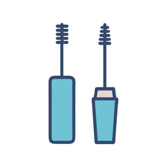 Minimalist Mascara Illustration - Beauty and Cosmetic Product