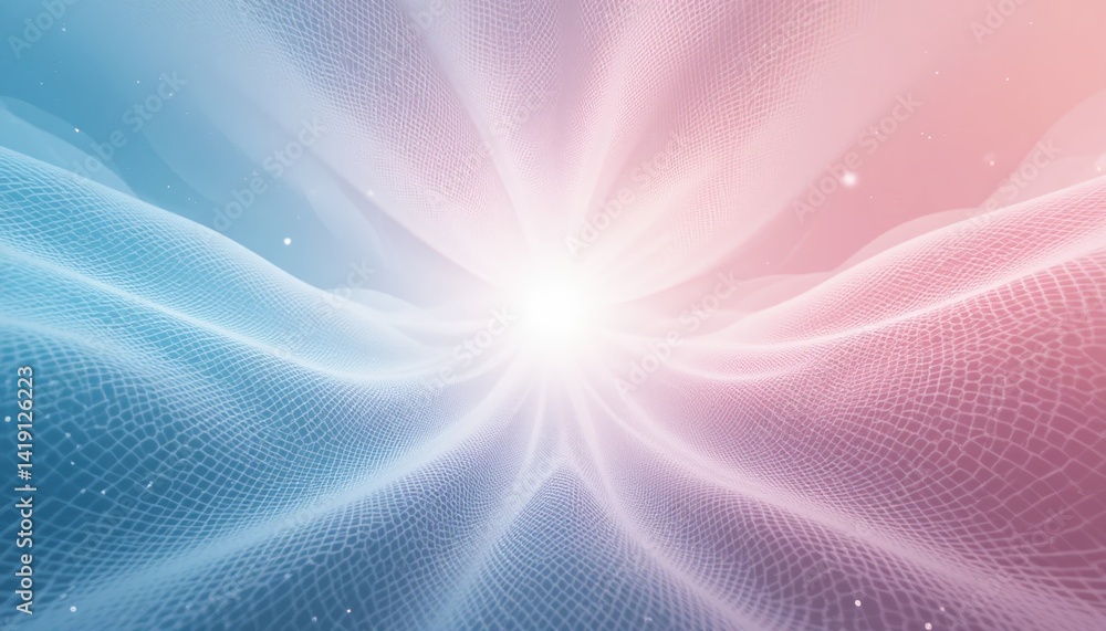 Poster dynamic light patterns creating an abstract background studio setting digital artwork ethereal envir