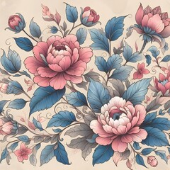 watercolor flowers illustration