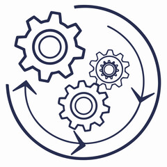 Gear Icons Collection Settings & Tools Symbol Pack