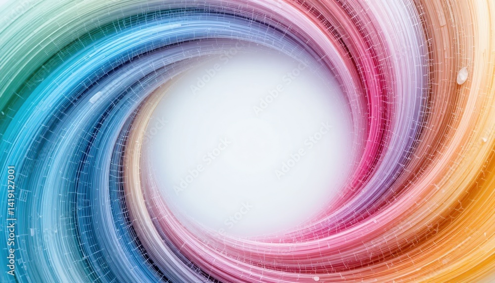 Poster dynamic color swirl design digital art abstract background vibrant environment artistic viewpoint vi