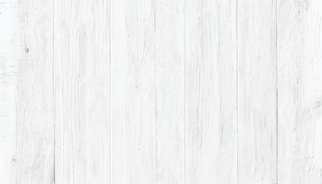White wood wall. Wood white texture and background. Old wooden plank painted in white color. Natural white wood texture. 