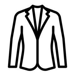 formal wear Line Icon