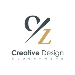initial monogram logo with creative design.	
