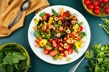 Seafood and Asparagus Salad.