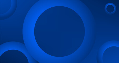 Abstract blue background with circles. Vector Illustration. Eps 10.