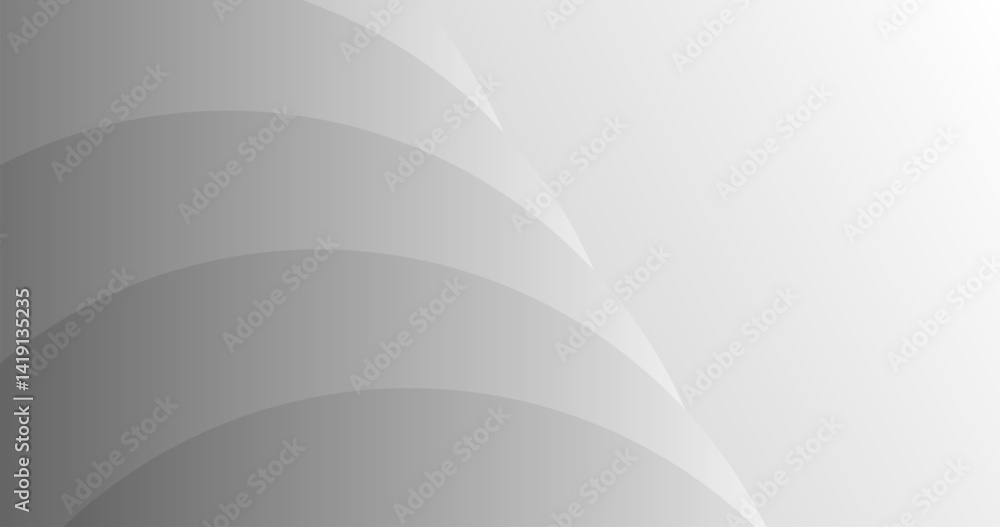 Poster grey shades background with circles shapes in different shades and thickness abstract pattern