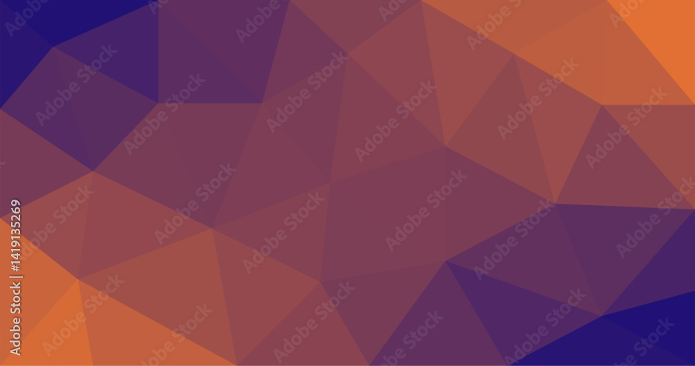 Poster abstract polygonal background. triangular style with gradient. geometric design for graphic resource