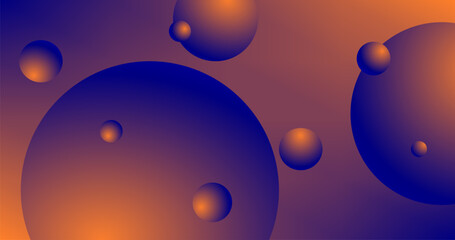 Red Brow and purple Gradient Abstract background with Red Brow and purple Gradient Circles