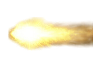 Fototapeta premium Fiery Blast: Intense Light and Energy Explosion Captured in Vivid Detail