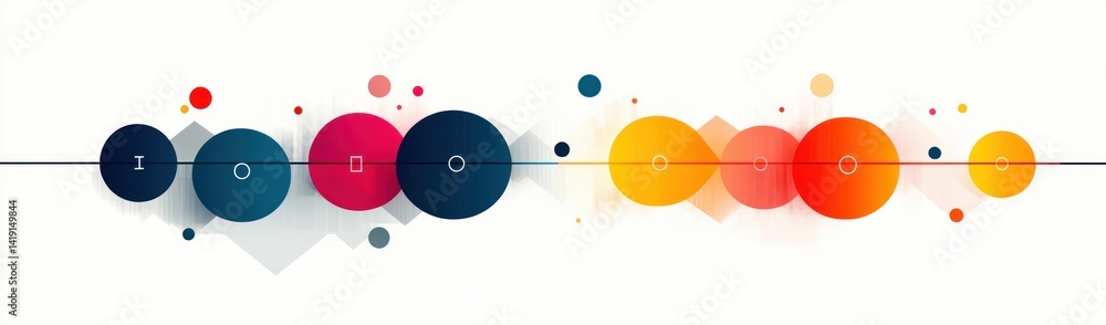 Poster colorful arrows set for presentation steps and bullet points with numbers one to twelve in flat vect