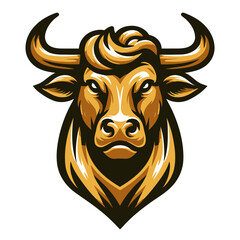 Bull vector and illustrations.