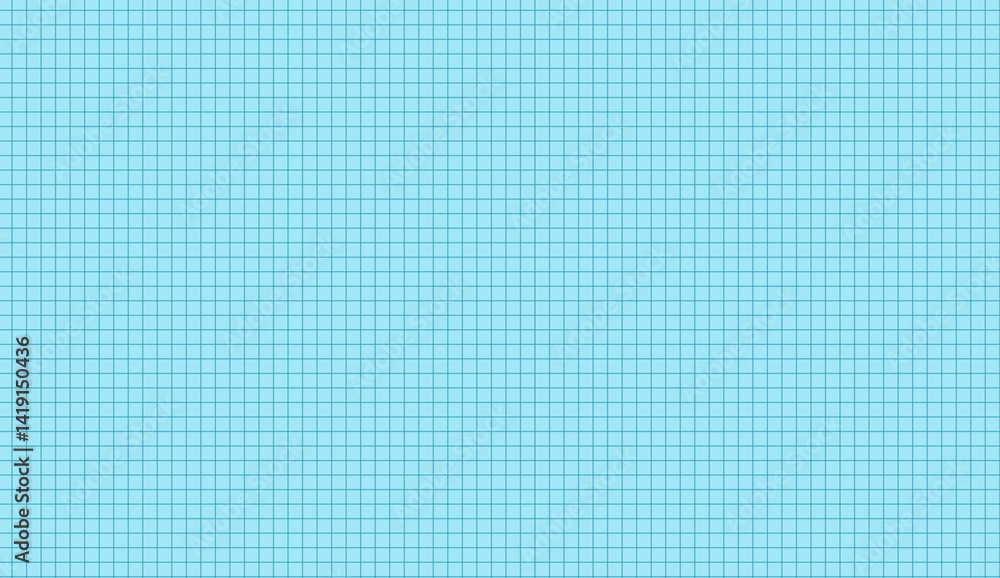 Poster light blue graph paper background forming a grid pattern
