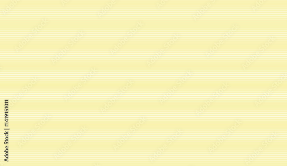Poster light yellow striped background creating a simple and elegant design