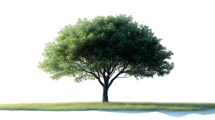 realistic tree graphic element isolated on white background, HD