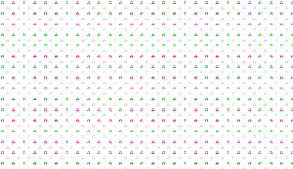 Small stylized cherries creating a repeating pattern on white background