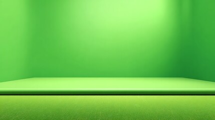 Bright Green Backdrop for Creative Projects and Photography, Ideal for Video and Studio Use