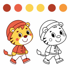 coloring bool page for kids