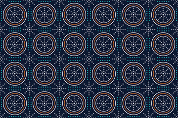 Seamless pattern with abstract vector