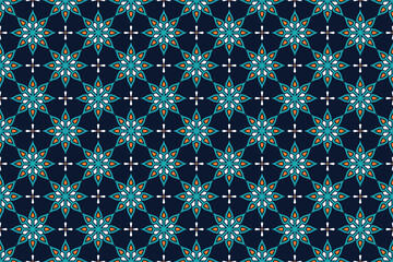 Seamless pattern with abstract vector