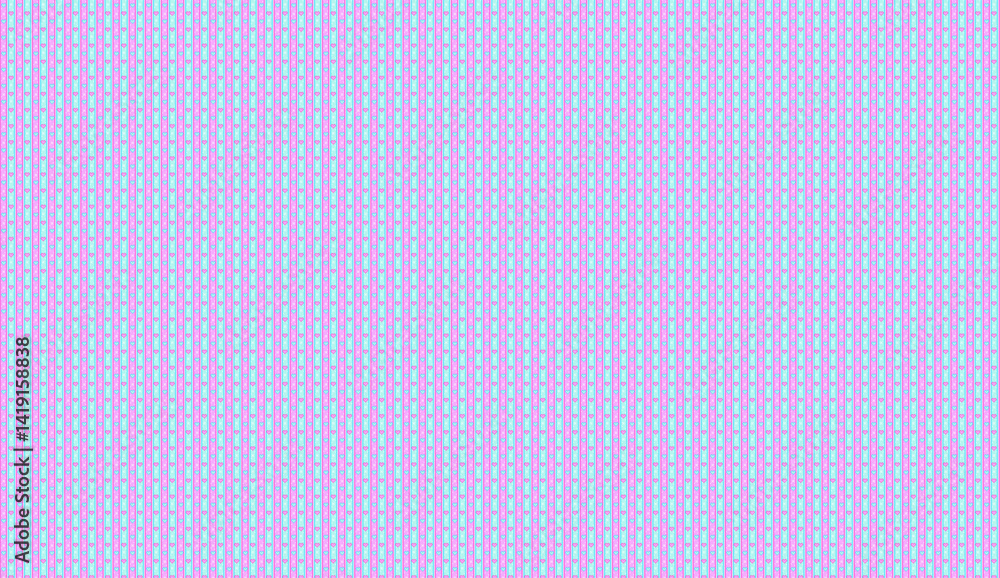 Poster pastel pink and blue textured background creating a subtle grid pattern