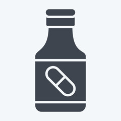 Icon Drugs. related to Bioengineering symbol. glyph style