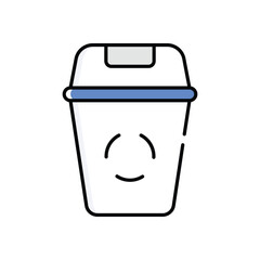 Recycling Bin Vector icon