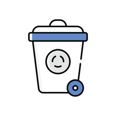 Recycling Bin Vector icon