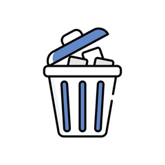 Paper Trash Vector icon