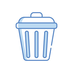 Waste Bin Vector icon
