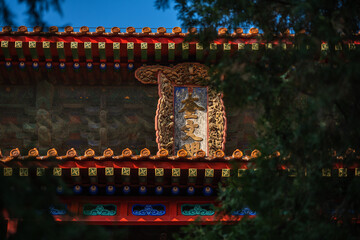Ancient Chinese Architectural Detail of the Forbidden City