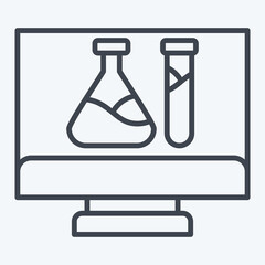 Icon Biotech. related to Bioengineering symbol. line style