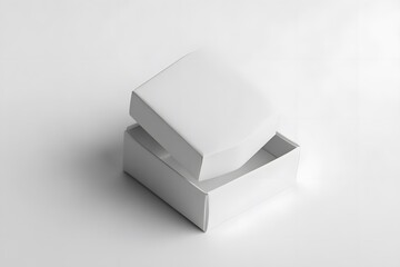 Blank Cardboard Box Mockup: A Versatile, Empty Package for Design Presentation, Ideal for Packaging Showcase, Perfect for Branding and Marketing, Ready for Customization, Simple Packaging Solutions.