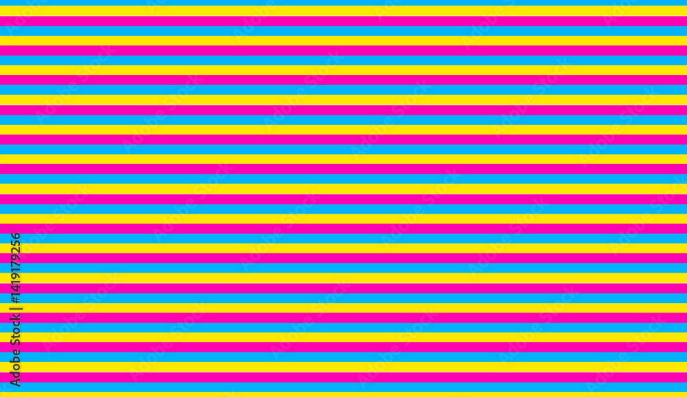 Poster horizontal stripes creating a colorful and vibrant background pattern