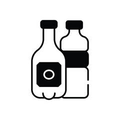 Plastic Waste Vector icon