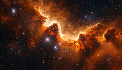 Fototapeta premium Cosmic nebulae ablaze (1)