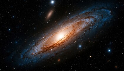 Obraz premium Spiral galaxy in the cosmos (1)
