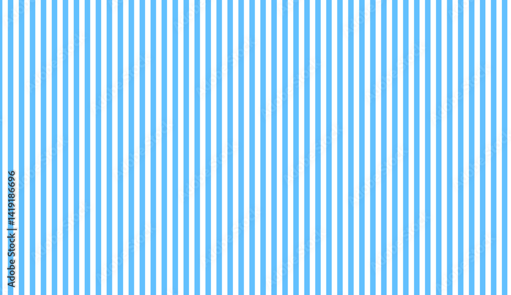 Poster light blue and white striped background creating a simple and elegant pattern