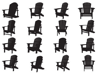 ADIRONDACK CHAIRS SILHOUETTE